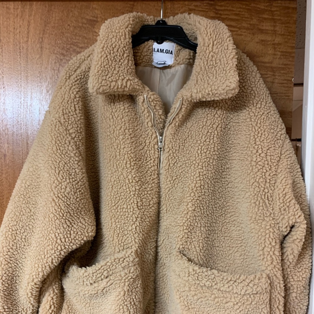 I. Am. Gia teddy jacket